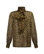 Saint Laurent Блуза из шёлка - Артикул: 851373-Y5J72