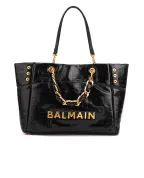 Balmain Кожаная сумка 1945 Soft Cabas - Артикул: EN1FF827LETF