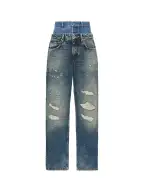 Dolce&Gabbana Джинсы с двойной талией - Артикул: FTDGSD-G8OH5