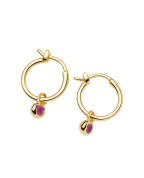 Missoma Серьги-кольца с миниатюрными подвесками - Артикул: BSH-G-E2-RQ1