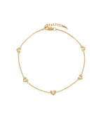 Missoma Браслет з підвісками у формі серця - Артикул: VAL-G-B2-NS-S