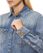 Balmain Джинсова сорочка - Артикул: FF0HC080DF97