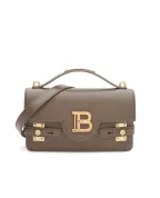 Balmain Кожаная сумка B-Buzz 24 - Артикул: FN1DA828LSLX