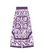Dolce&Gabbana Спідниця з принтом майоліки - Артикул: F4CM1T-FP9AK