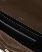 Saint Laurent Сумка LOULOU Medium из телячьей замши - Артикул: 801439-AAEY6