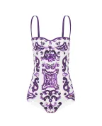 Dolce&Gabbana Купальник с принтом Майолика - Артикул: O9A13J-ONO19