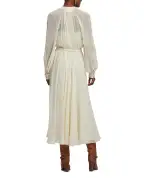 Ralph Lauren Collection Сукня Grantly Crinkle з шовку - Артикул: 290P00343001