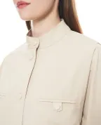 Yves Salomon Куртка-сафари с поясом - Артикул: 26EYV04372COSA