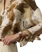 Ralph Lauren Collection Блузка из шелка с принтом Karen Diary - Артикул: 290P00352001