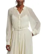 Ralph Lauren Collection Сукня Grantly Crinkle з шовку - Артикул: 290P00343001
