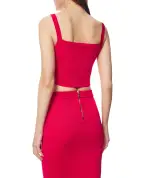 Balmain В'язаний топ-бралет з гудзиками - Артикул: GF1AA415KJ43