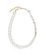 Completedworks Ожерелье из золота с жемчугом и цирконием - Артикул: P47