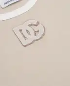 Dolce&Gabbana Детская футболка с вышитой аппликацией - Артикул: L4JTJN-G7PRI-B