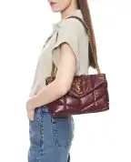 Saint Laurent Сумка LOULOU PUFFER small з телячої шкіри - Артикул: 577476-AAFE1