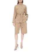 Yves Salomon Куртка-сафарі з поясом - Артикул: 26EYV04372COSA