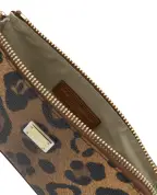 Dolce&Gabbana Дитяча сумка з телячої шкіри з леопардовим принтом - Артикул: EB0268-A0239