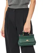 Dolce&Gabbana Шкіряна сумка Sicily Small - Артикул: BB7116-B1001