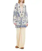 Alanui Кардиган із вовни та бавовни - Артикул: LWHB064R26KNI003OF45