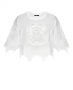 Balmain Топ из льна - Артикул: FF1EE130BD05