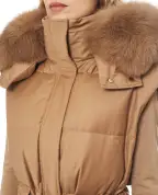 Yves Salomon Жилет из шерсти и шелка с мехом лисы - Артикул: 26WAG01472WO2W