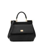 Dolce&Gabbana Шкіряна сумка Sicily Medium - Артикул: BB6003-B1001