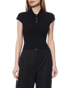 Dolce&Gabbana Поло трикотажне в рубчик - Артикул: FXZ41Z-JFMHG