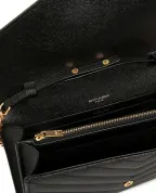 Saint Laurent Кожаная сумка Cassandre Chain Wallet - Артикул: 377828-BOW01