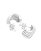 Completedworks Серьги из переработанного серебра - Артикул: R2224-silver