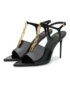 Balmain Босоножки из лакированной кожи Sync - Артикул: FN1UH154LPAT