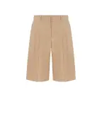 Yves Salomon Шорты плиссированные - Артикул: 26EYP023XXCOSA