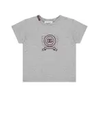 Dolce&Gabbana Детская футболка с вышивкой логотипа - Артикул: L1JTEY-G7PVA