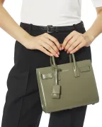 Saint Laurent Кожаная сумка Sac de Jour - Артикул: 392035-02G9W