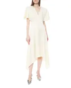 Stella McCartney Сукня атласна міді - Артикул: 6A06573FU302