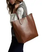 Polo Ralph Lauren Сумка-тоут Bellport North-South из кожи - Артикул: 428962757001