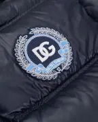 Dolce&Gabbana Дитячий пуховик з монограмою логотипу - Артикул: L4JB6F-FUS3Y-B