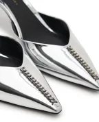 Stella McCartney Туфлі-слінгбеки Elsa лаковані - Артикул: 810604E00269