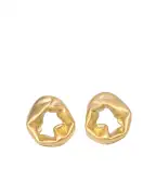 Completedworks Сережки з переробленого золота по вермелю - Артикул: R2021