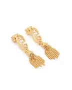 Balmain Сережки-підвіски Sync - Артикул: FN1XI520MBRA