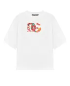 Dolce&Gabbana Футболка з квітковим принтом - Артикул: F8V57T-GDC7S