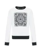 Dolce&Gabbana Свитшот с вышитым узором «Майолика» - Артикул: G9AHSZ-G7O9V