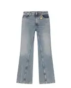 Stella McCartney Джинсы-клеш с винтажной обработкой - Артикул: 6D04623SQH51