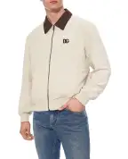 Dolce&Gabbana Куртка-бомбер із льону та шовку - Артикул: G9BODZ-FUTAZ