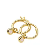 Missoma Серьги-кольца с миниатюрными подвесками - Артикул: BSH-G-E2-RBM