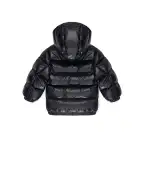 Dolce&Gabbana Дитячий пуховик з монограмою логотипу - Артикул: L4JB6F-G7PK1-B