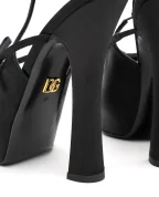 Dolce&Gabbana Слингбэки из атласа - Артикул: CG0930-AE547