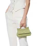 Dolce&Gabbana Сумка Sicily Small из телячьей кожи - Артикул: BB7116-B1001