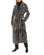 Yves Salomon Шуба двобортна з овчини - Артикул: 25WYM64230MELA