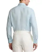 Ralph Lauren Purple Label Льняная рубашка - Артикул: 790964218006