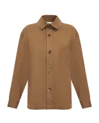 Saint Laurent Сорочка CASSANDRE з бавовни та льону - Артикул: 852696-Y253W