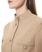 Yves Salomon Куртка-сафарі з поясом - Артикул: 26EYV04372COSA